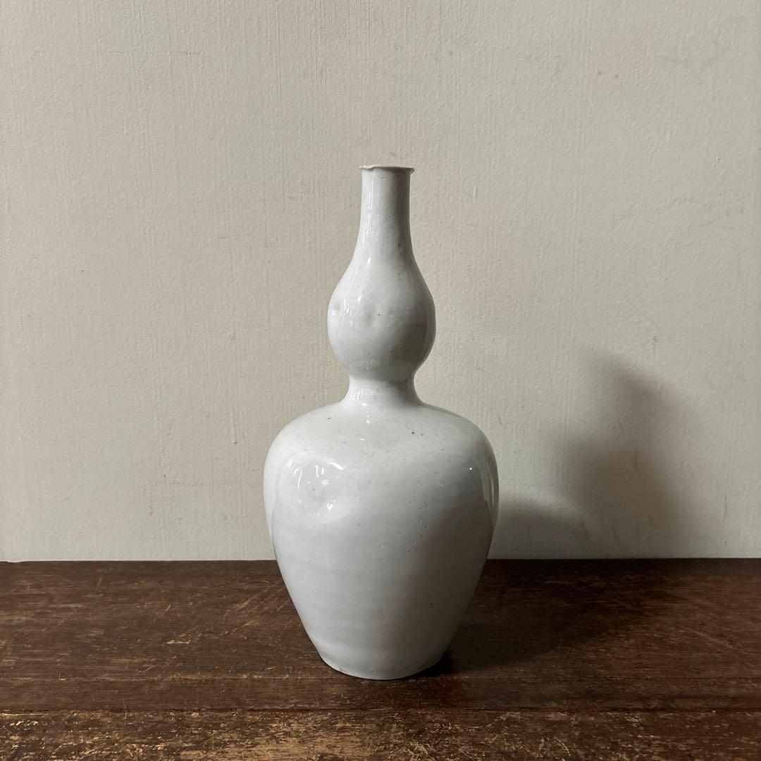 時代　瓢徳利　花器　古伊万里　平戸　平佐　アンティーク　古美術　柿右衛門　李朝