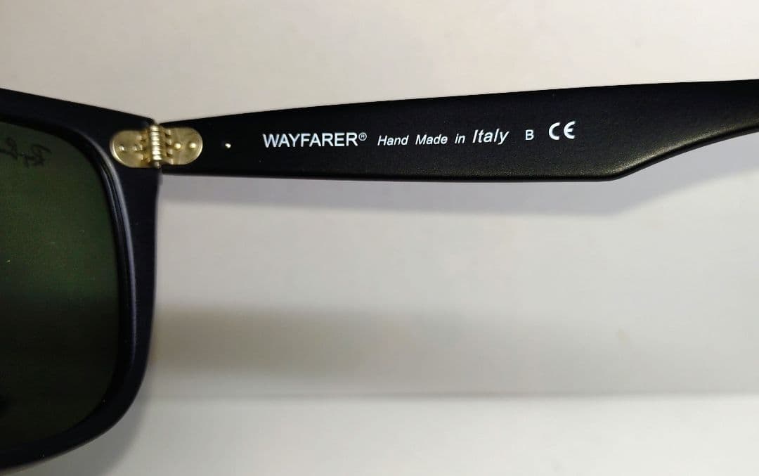 Ray-Ban ウェイファーラー キムタク私用同型 54 フルフィット艶消黒