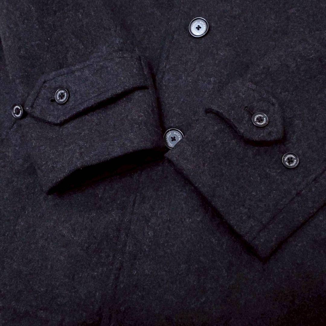 美品✨マッキントッシュフィロソフィー 限定品 メルトンウールPコート 42