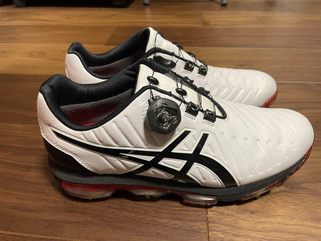 ゴルフシューズ　asics TGN919 ホワイト/ブラック　25.0cm
