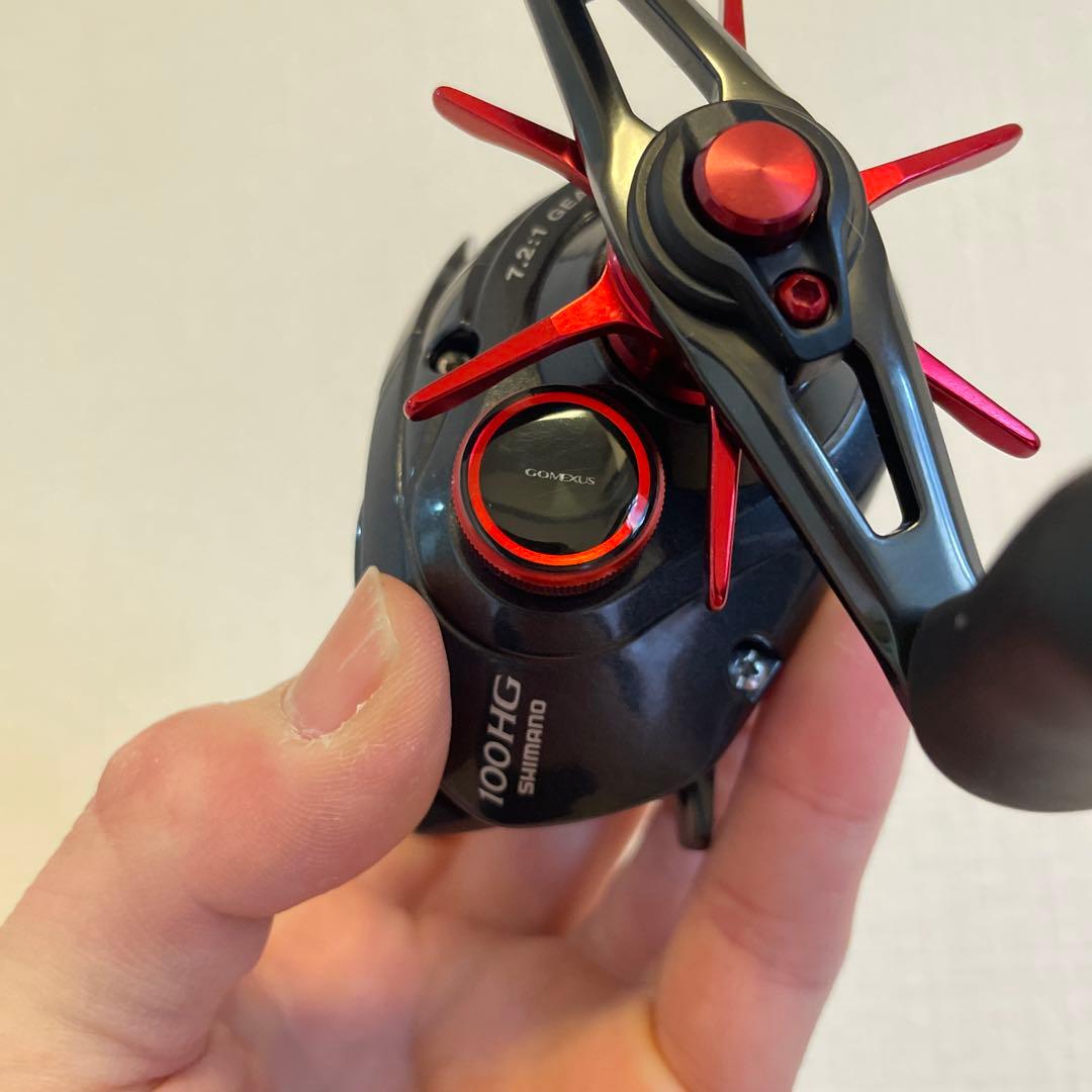 カシータスMGL100HG　ベイトリール　SLX　スコーピオン　メタニウム