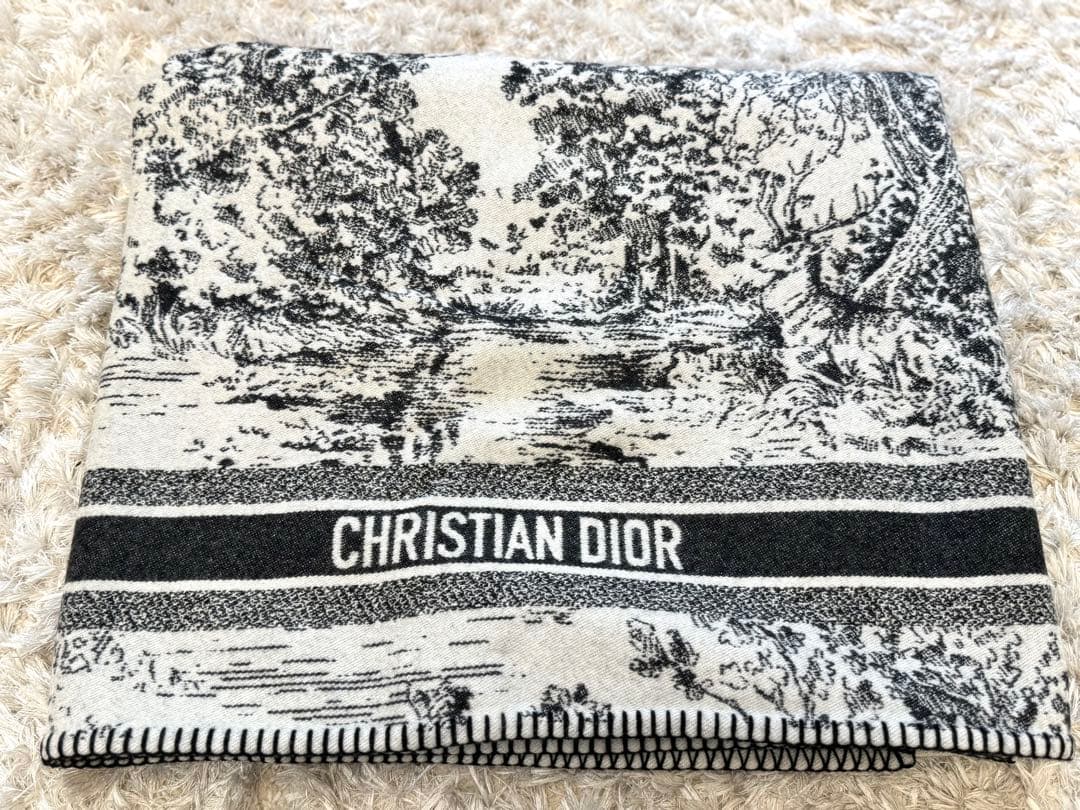 Christian Dior 大判ひざ掛け、毛布