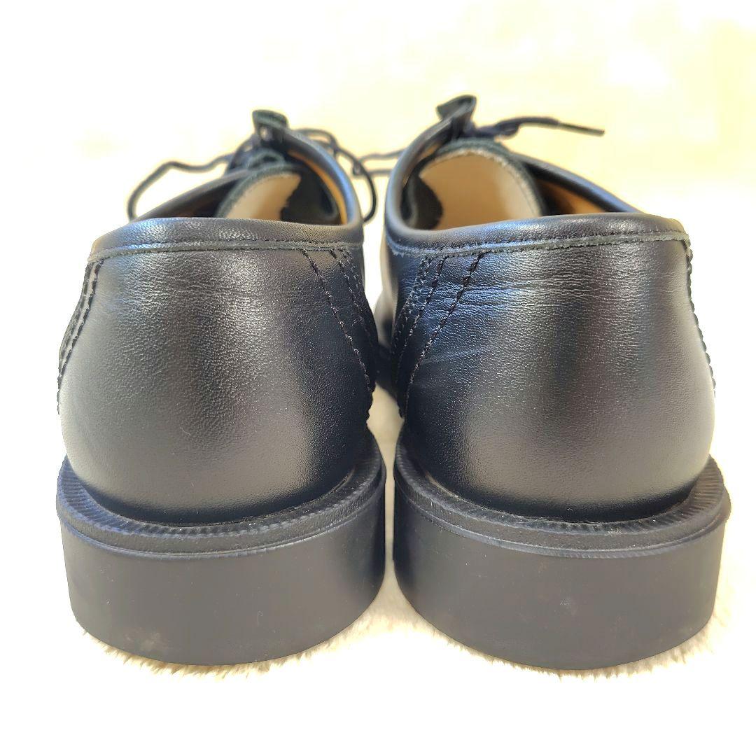 極美品 クレマン パドロール チロリアンシューズ モカシン ブラック 40 革靴