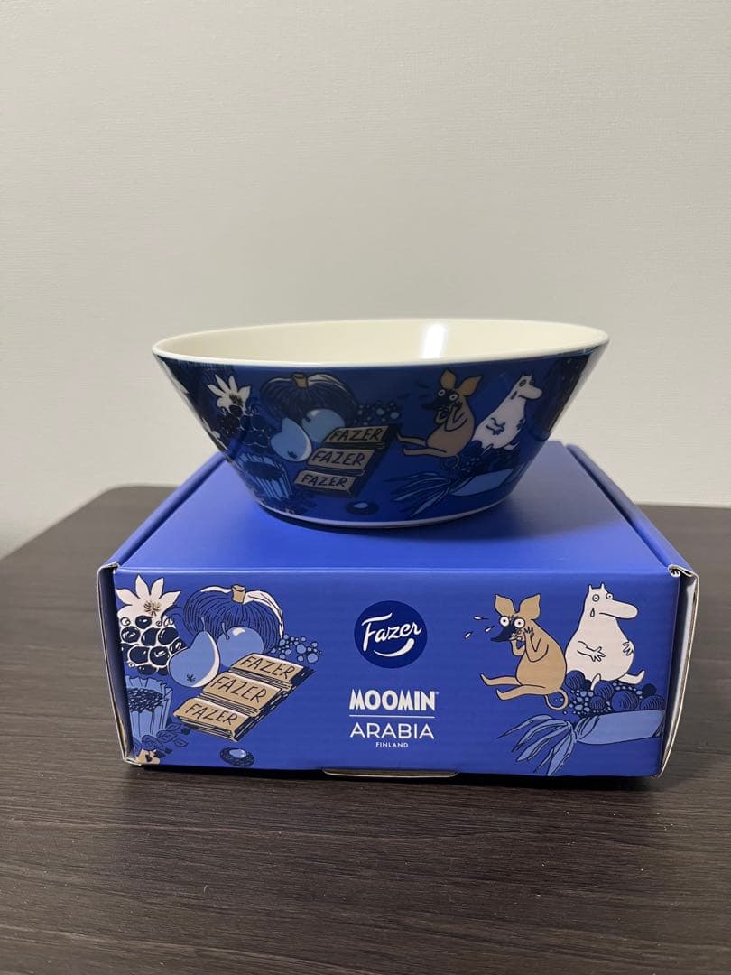 ムーミン 80周年限定 ボウル　アラビア　ファッツェル