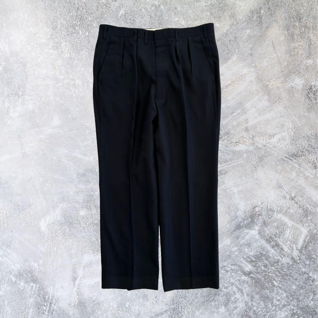 スーツセットアップ ダブルブレスト 3B ブラック カシミヤ100% 成人式