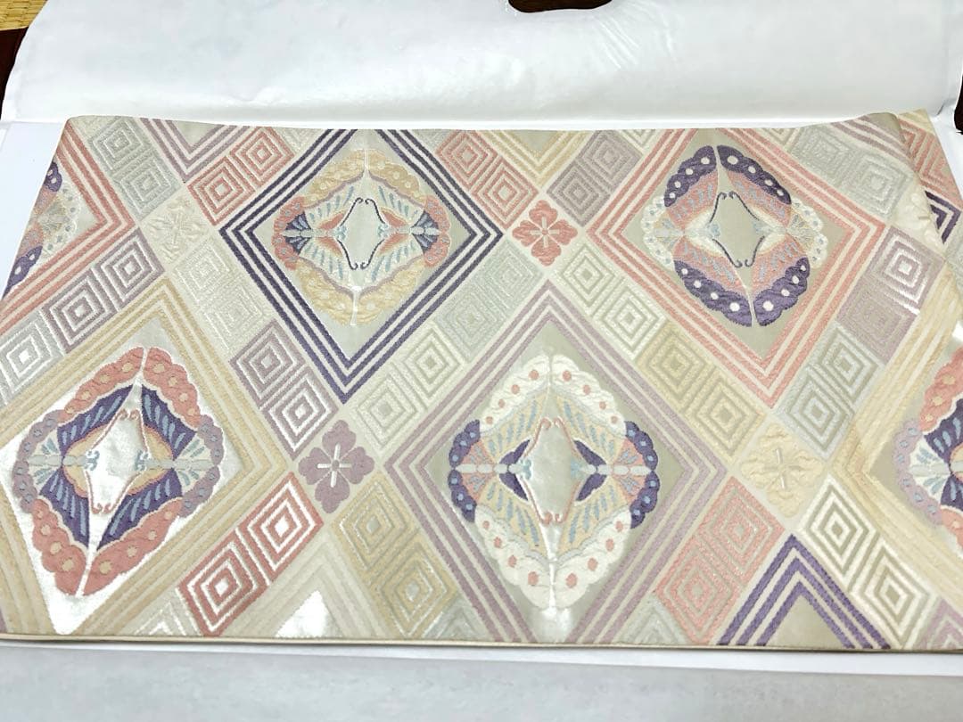 【美品】訪問着　袋帯　結婚式　水色