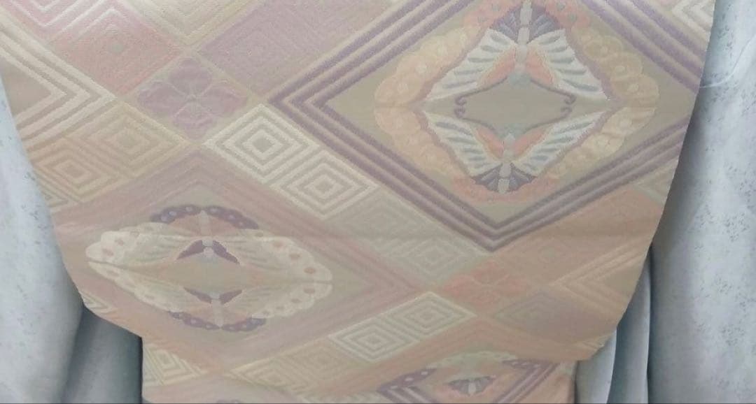 【美品】訪問着　袋帯　結婚式　水色