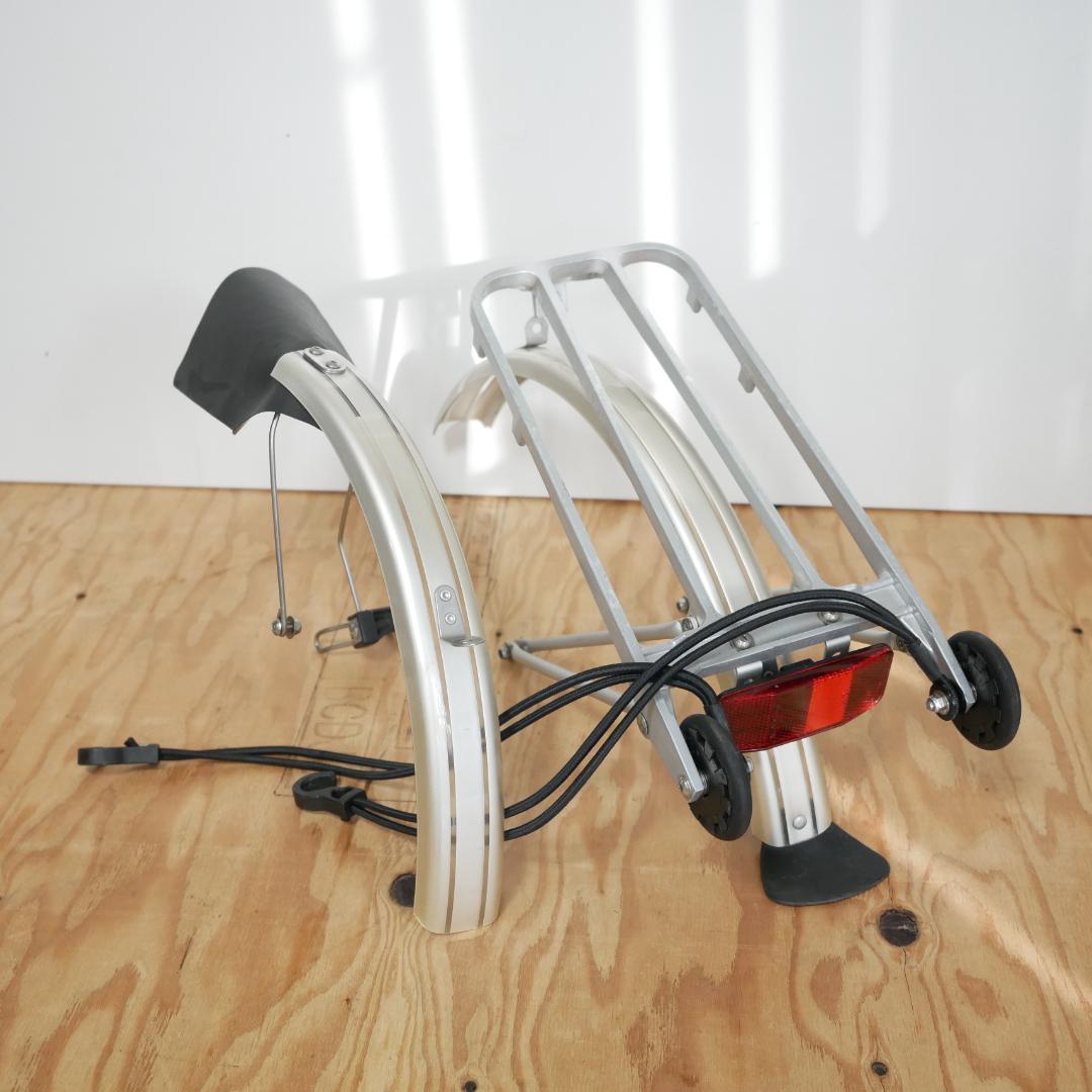 BROMPTON　純正　前後泥除け　リアキャリア　セット　美品 　反射板付き