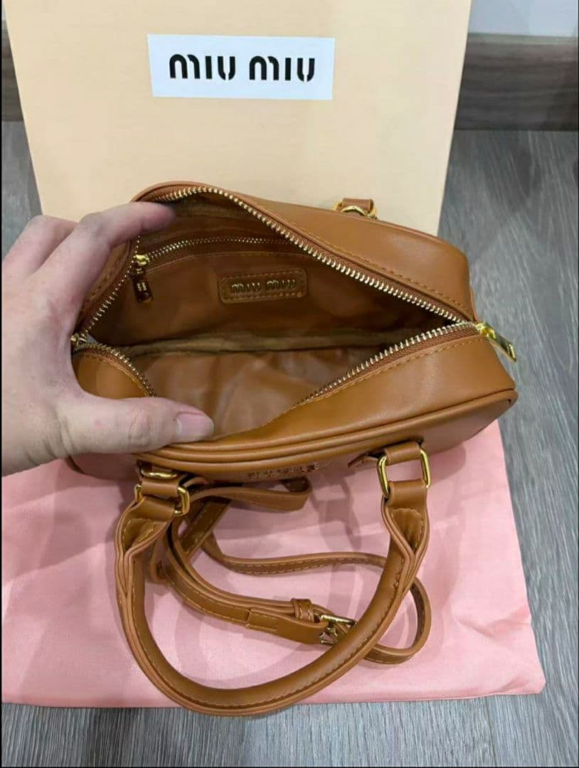 miu miu ボウリングバッグ