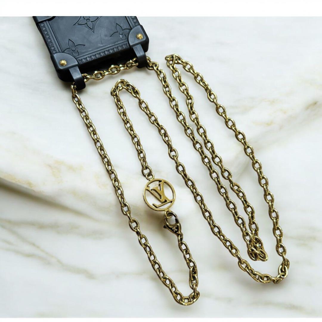 ヴィトン iPhone14pro ケース リ トランク モノグラム チェーン