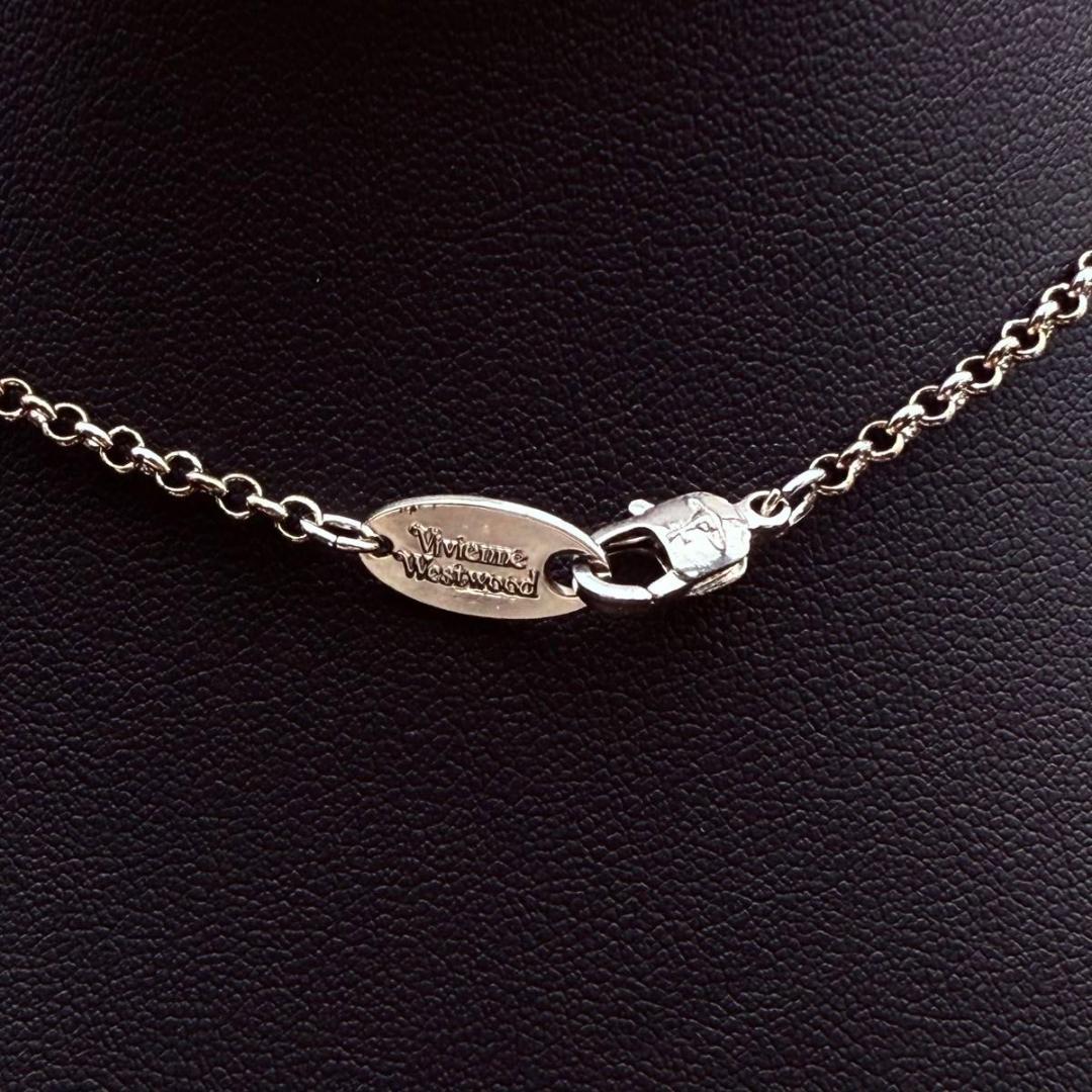 Vivienne Westwood オーブ　ネックレス シルバー　ラインストーン