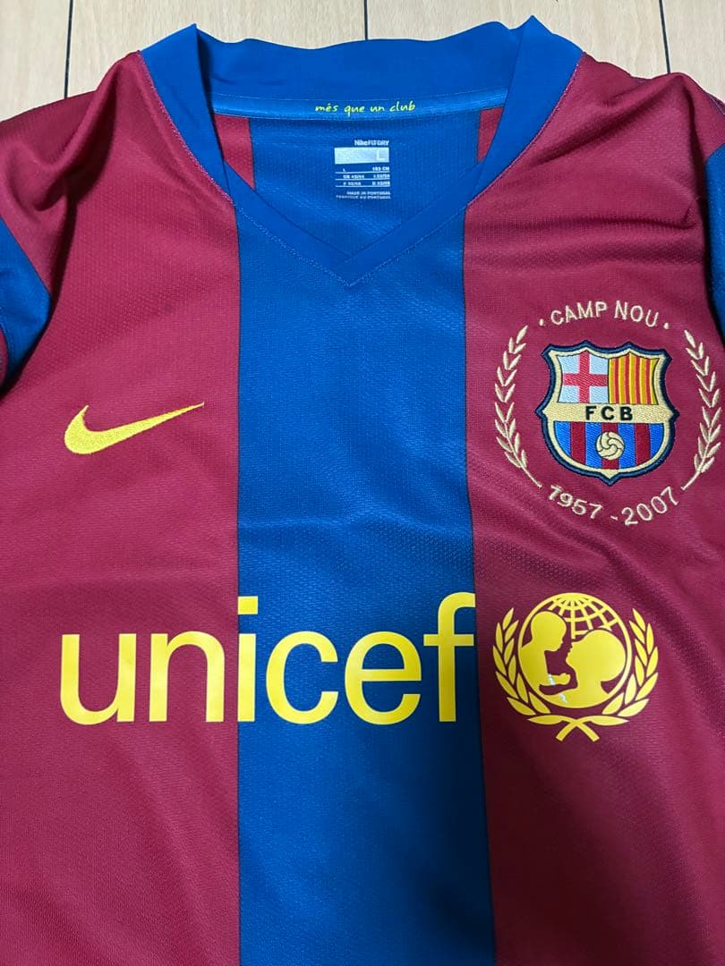 【00sヴィンテージ】カンプノウ50周年記念　FCバルセロナ8番シャビ