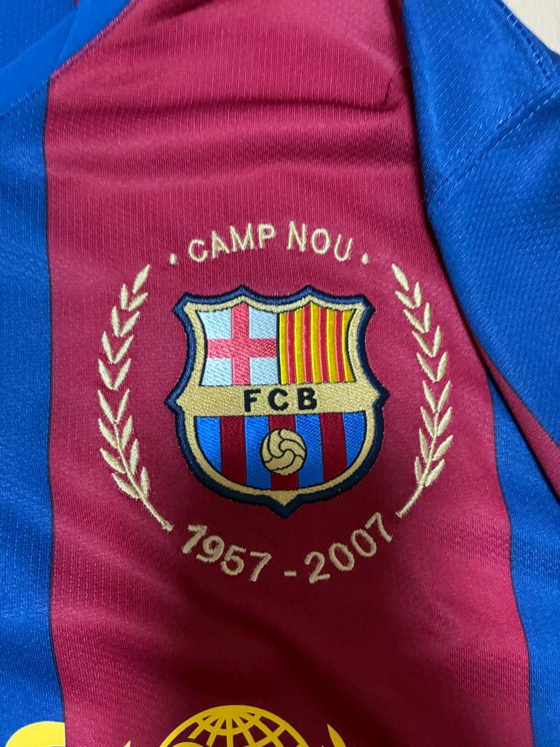 【00sヴィンテージ】カンプノウ50周年記念　FCバルセロナ8番シャビ