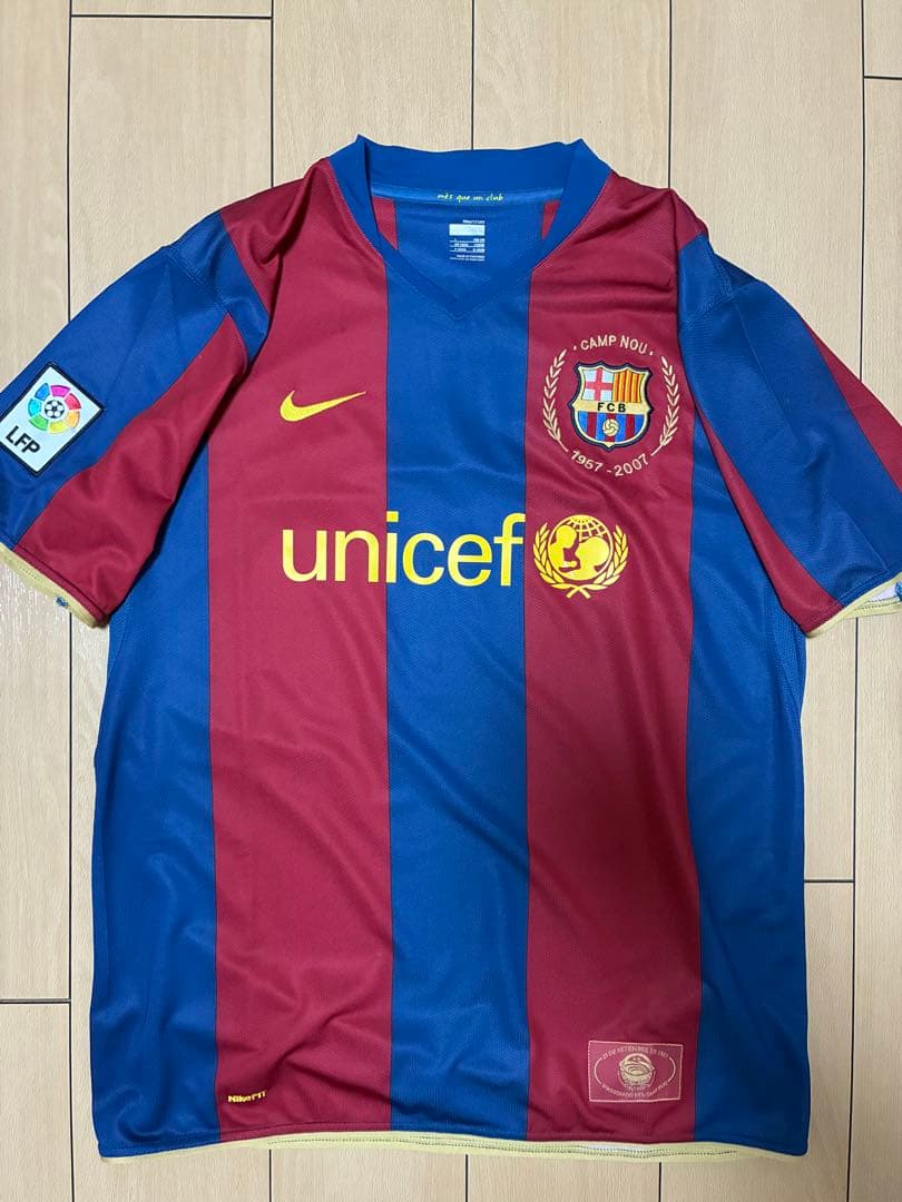 【00sヴィンテージ】カンプノウ50周年記念　FCバルセロナ8番シャビ