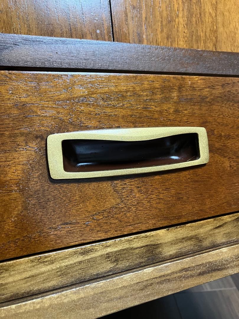 アンティーク木製サイドテーブル