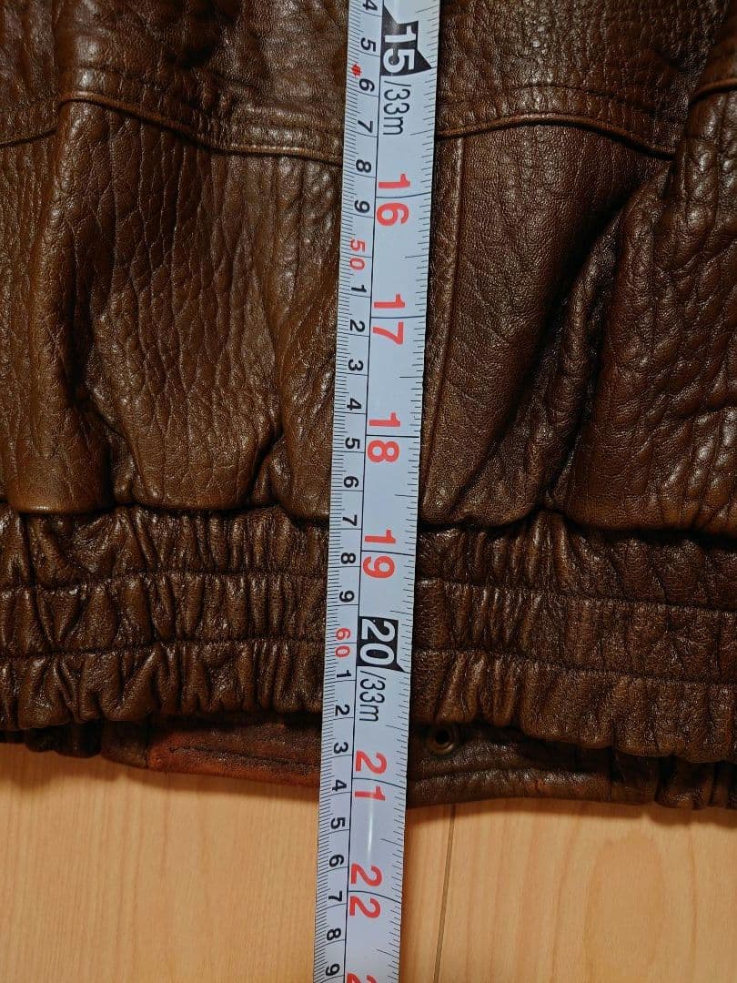 ​【メンテ済LL】G-1 レザージャケット 羊革 本革 フライトジャケット ボア