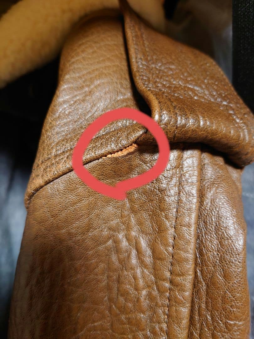 ​【メンテ済LL】G-1 レザージャケット 羊革 本革 フライトジャケット ボア