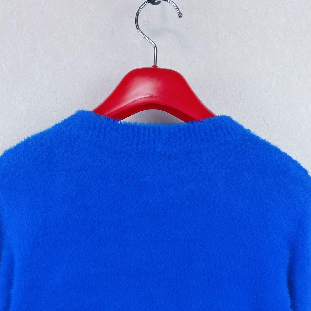 【新品未使用 アルチビオ】クマモチーフフワフワニットブルゾン38号