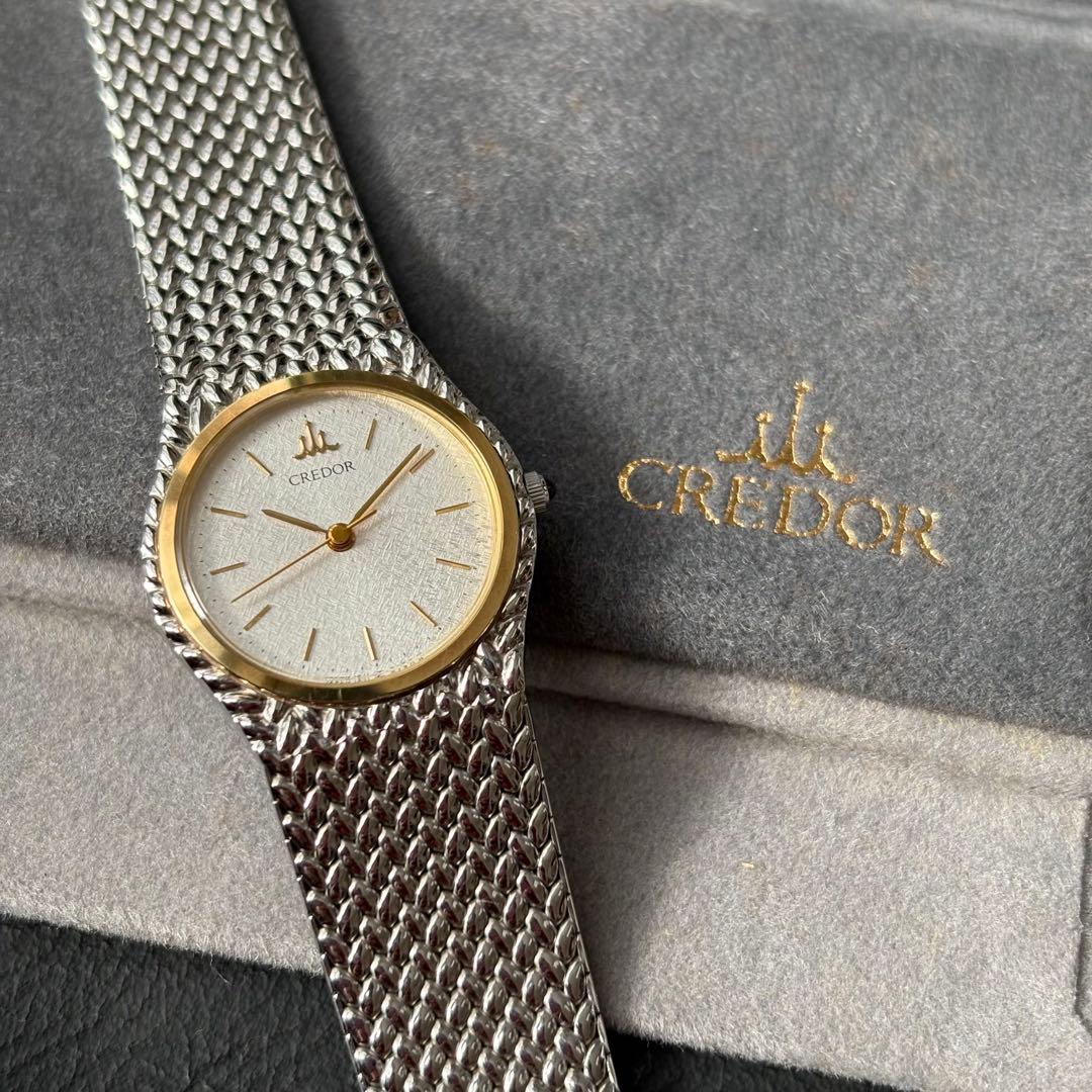 CREDOR クレドール レディース　コンビ　SS×18KT ベゼル 稼動美品