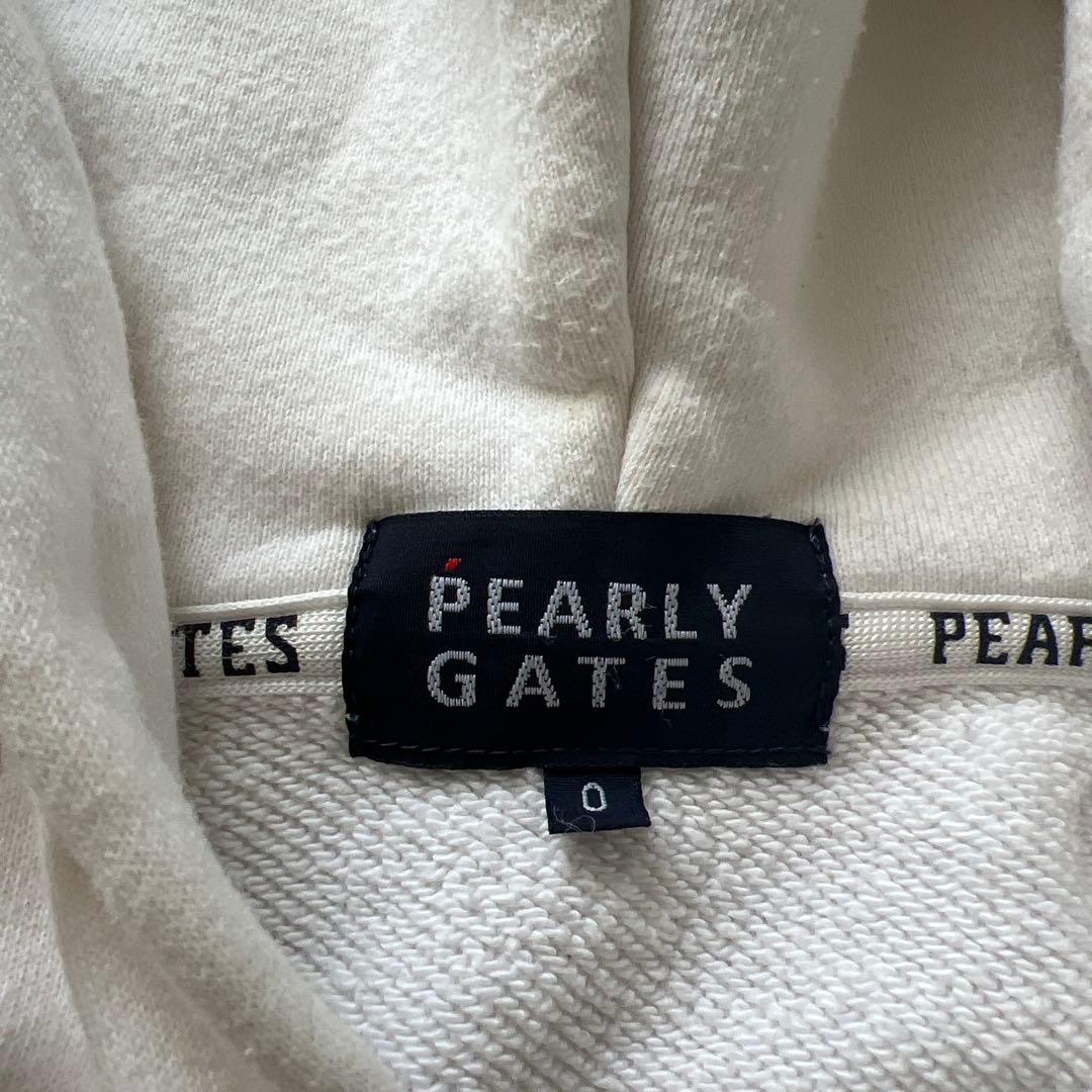 PEARLY GATES フーディ ジャケット サイズ0 ホワイト