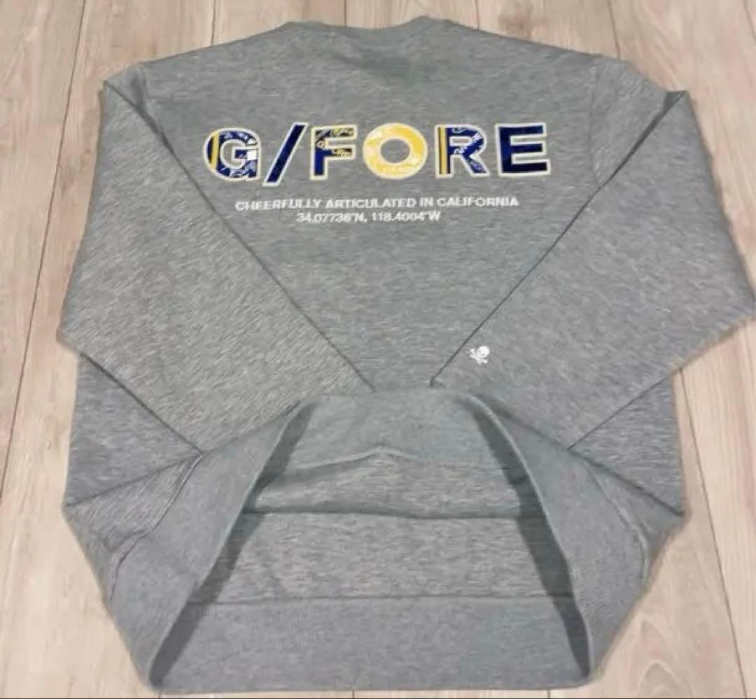 G/FORE メンズ　グレー トレーナー