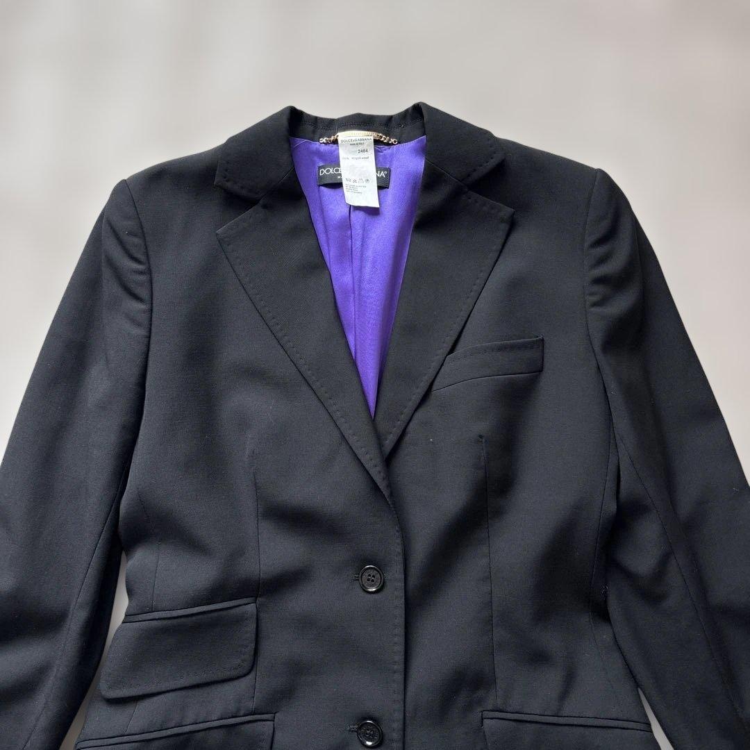 ビックサイズ【バージンウール】美品　ドルチェアンドガッバーナ　テーラード3L