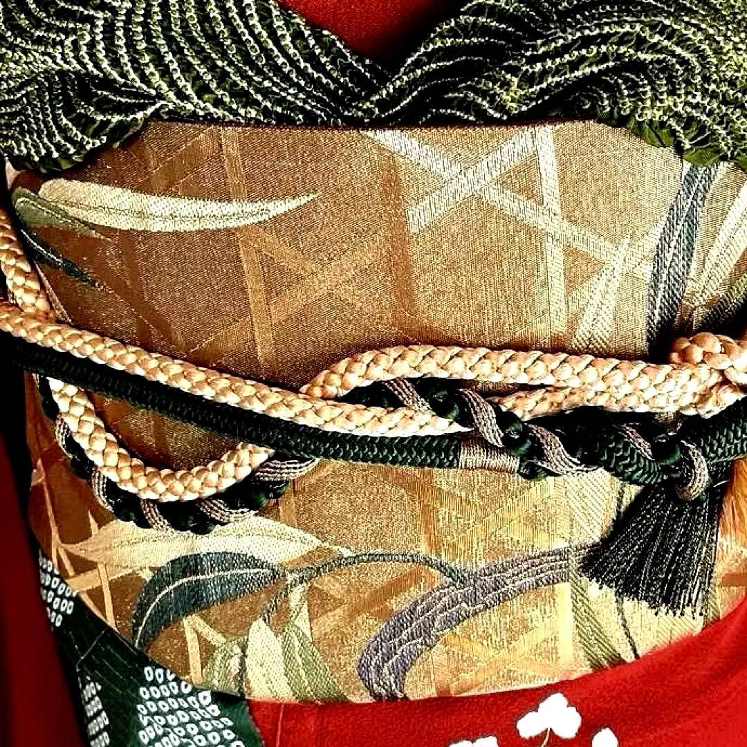 振袖フルセット　高身長　絞り　桐の柄 金彩友禅手刺繍　成人式振袖　振袖　裄丈69