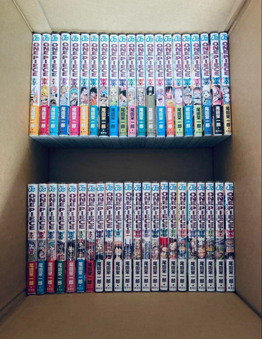 ワンピース　全112巻 初版本 帯☆チラシ全巻 + MEGA おまけ 23冊