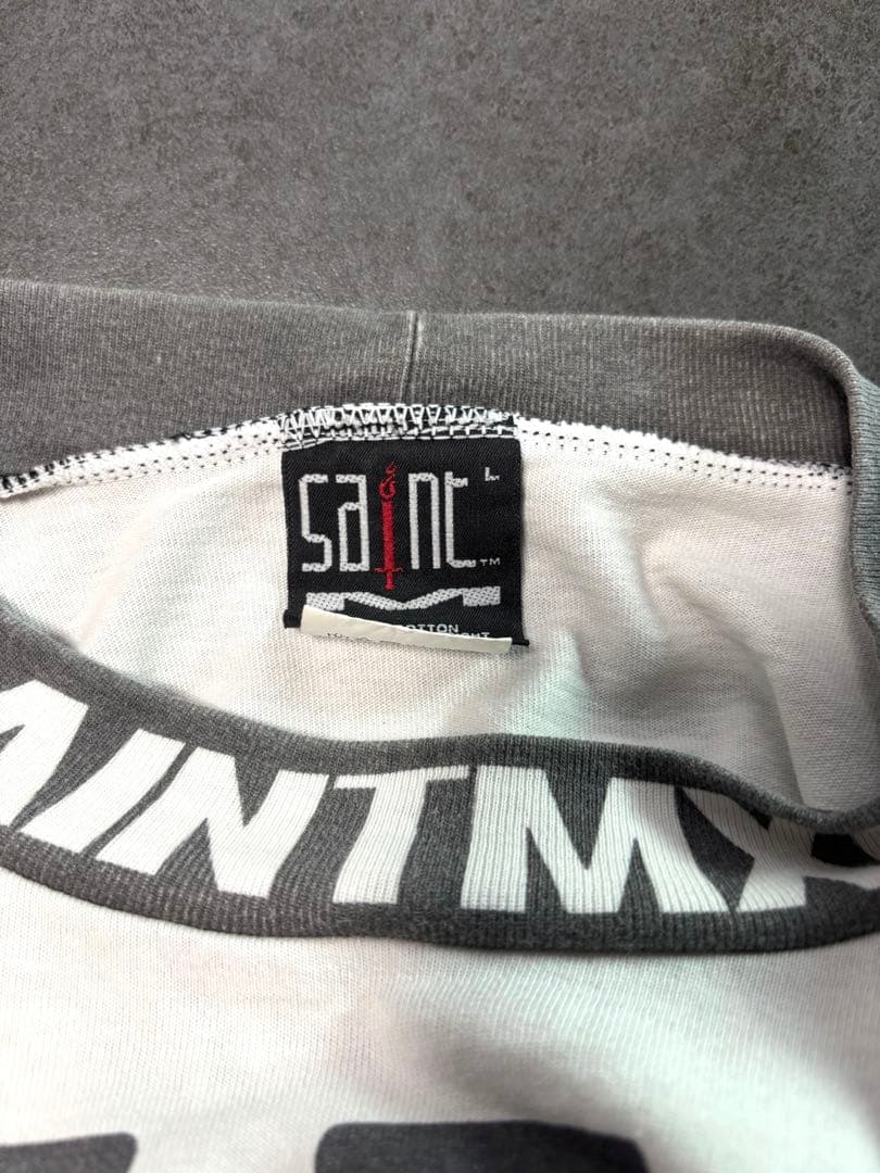 トップス SAINT Mxxxxxx 23AW Going LS Tee White