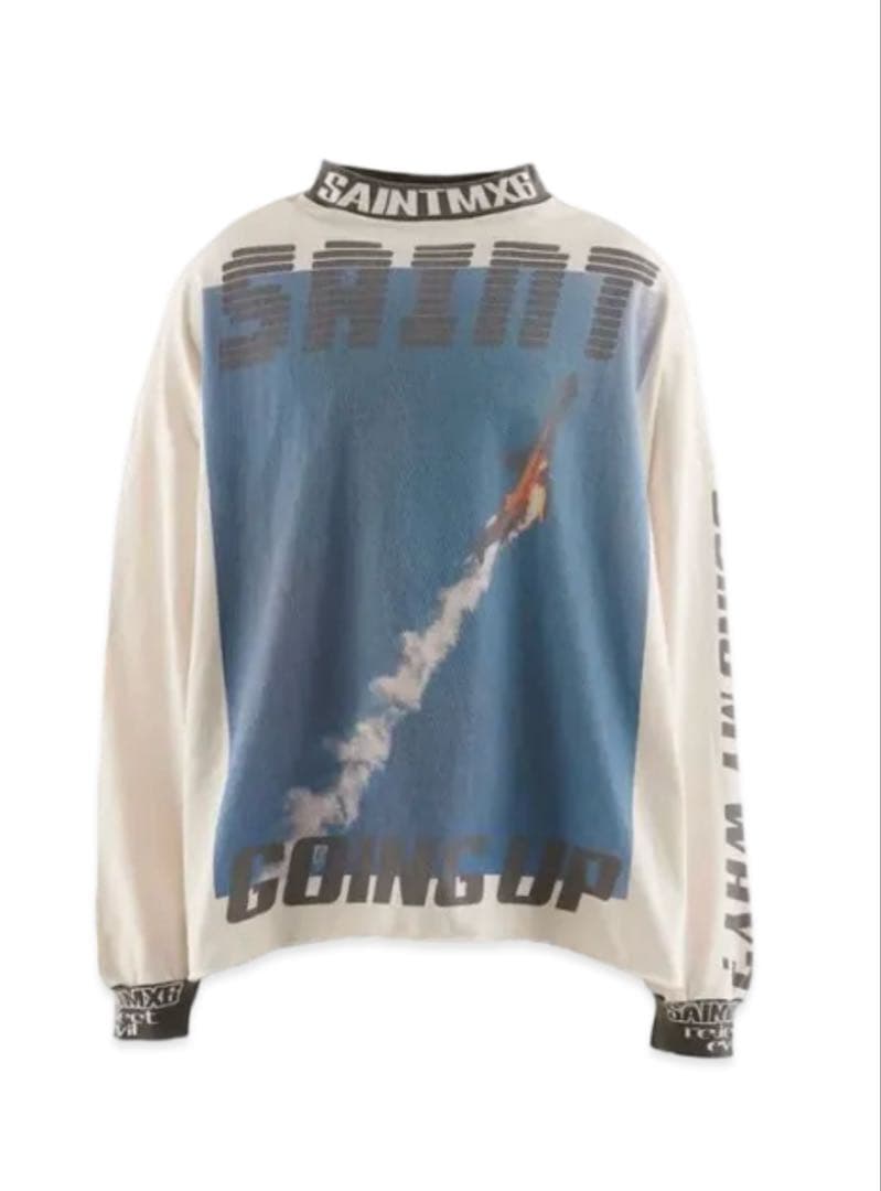 トップス SAINT Mxxxxxx 23AW Going LS Tee White