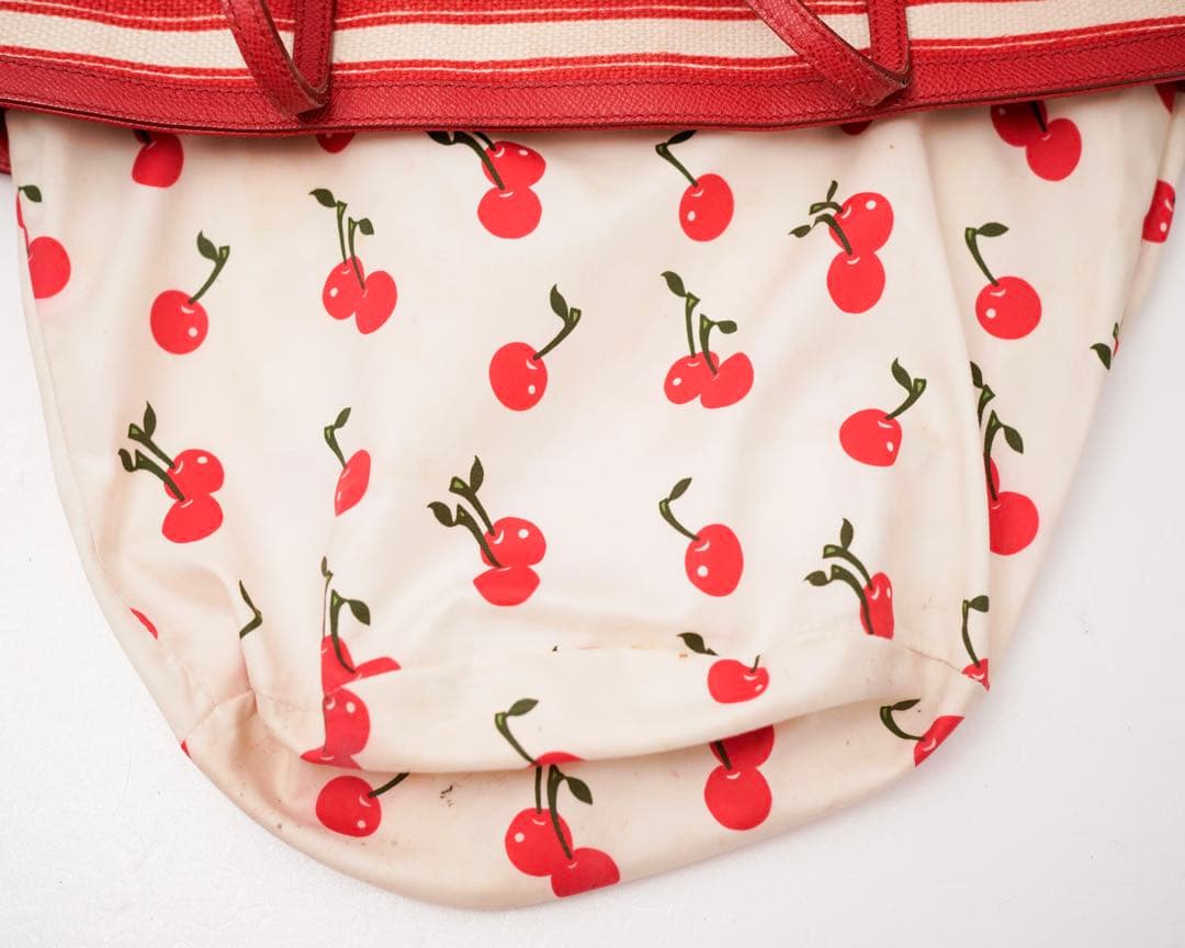 バッグ Dolce & Gabbana Stripe Canvas Tote Bag