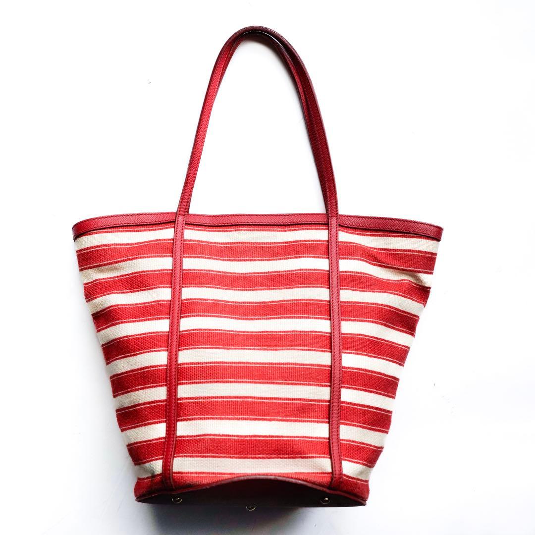 バッグ Dolce & Gabbana Stripe Canvas Tote Bag
