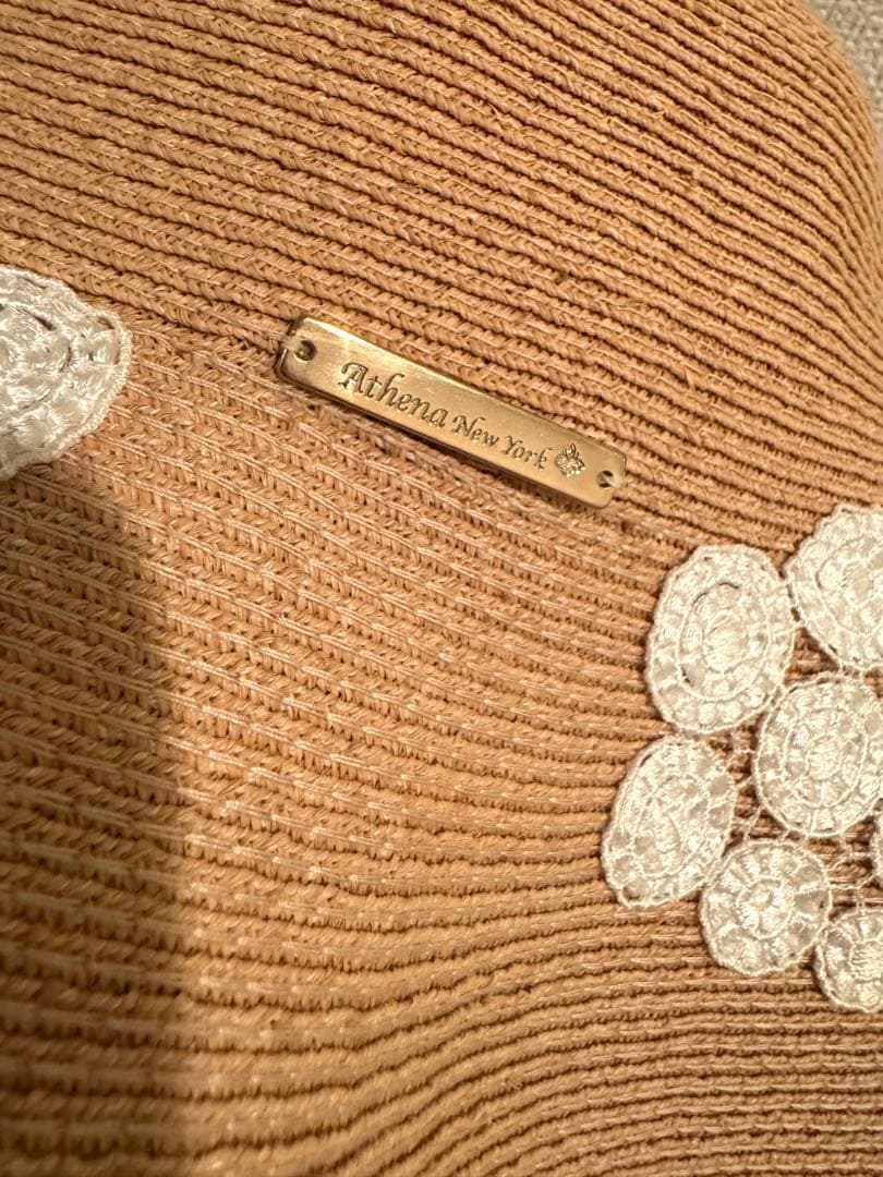 【状態良】麦わら帽子　アシーナニューヨーク　Athena New York