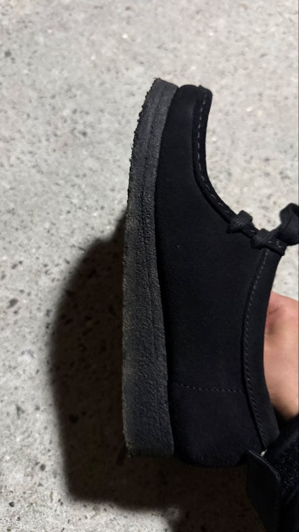 CLARKS ワラビー オリジナル ブラックシューズ