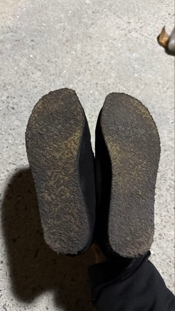 CLARKS ワラビー オリジナル ブラックシューズ