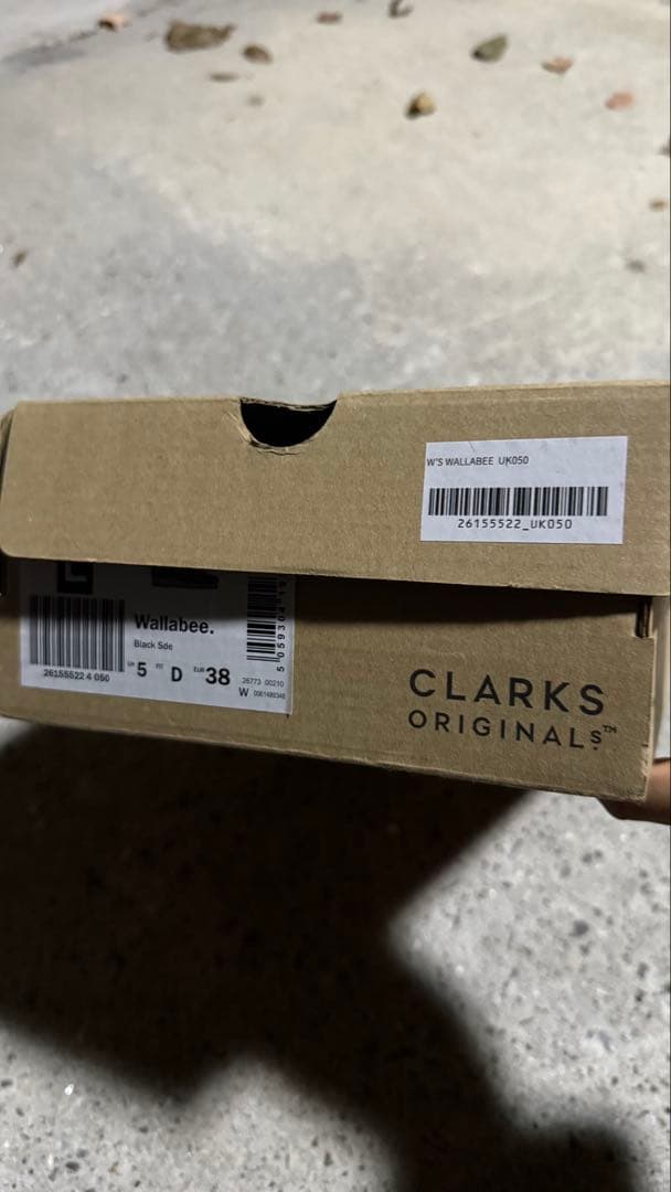 CLARKS ワラビー オリジナル ブラックシューズ