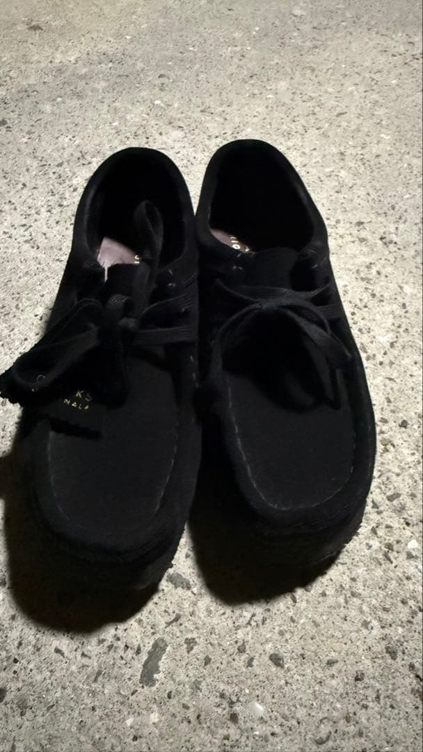 CLARKS ワラビー オリジナル ブラックシューズ
