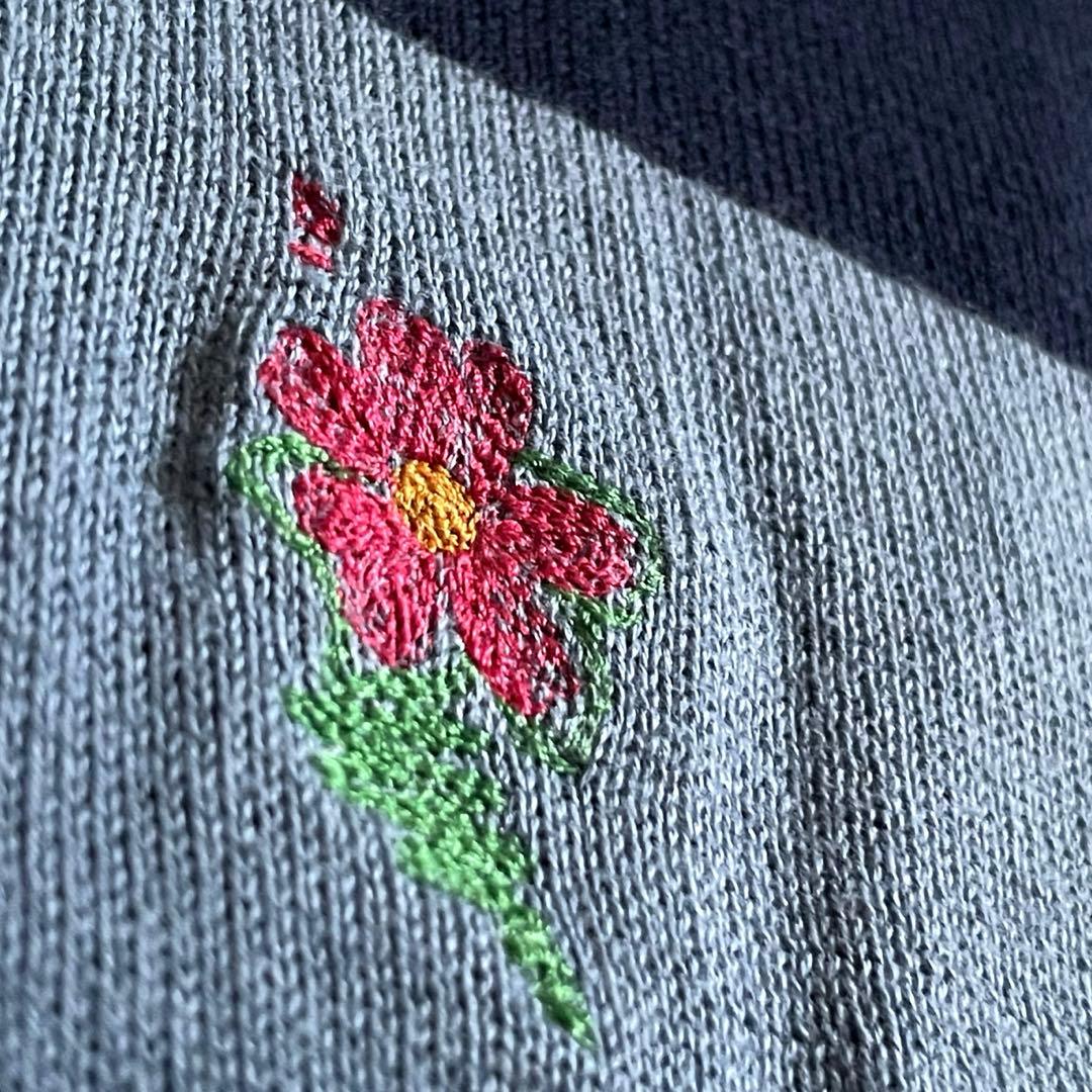 新品【レフトアローン】 ボーダー ニット ポロシャツ 希少 stussy