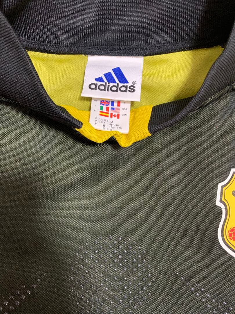 00s adidas 楢崎 正剛 長袖 ユニフォーム ロンＴ 万国タグ