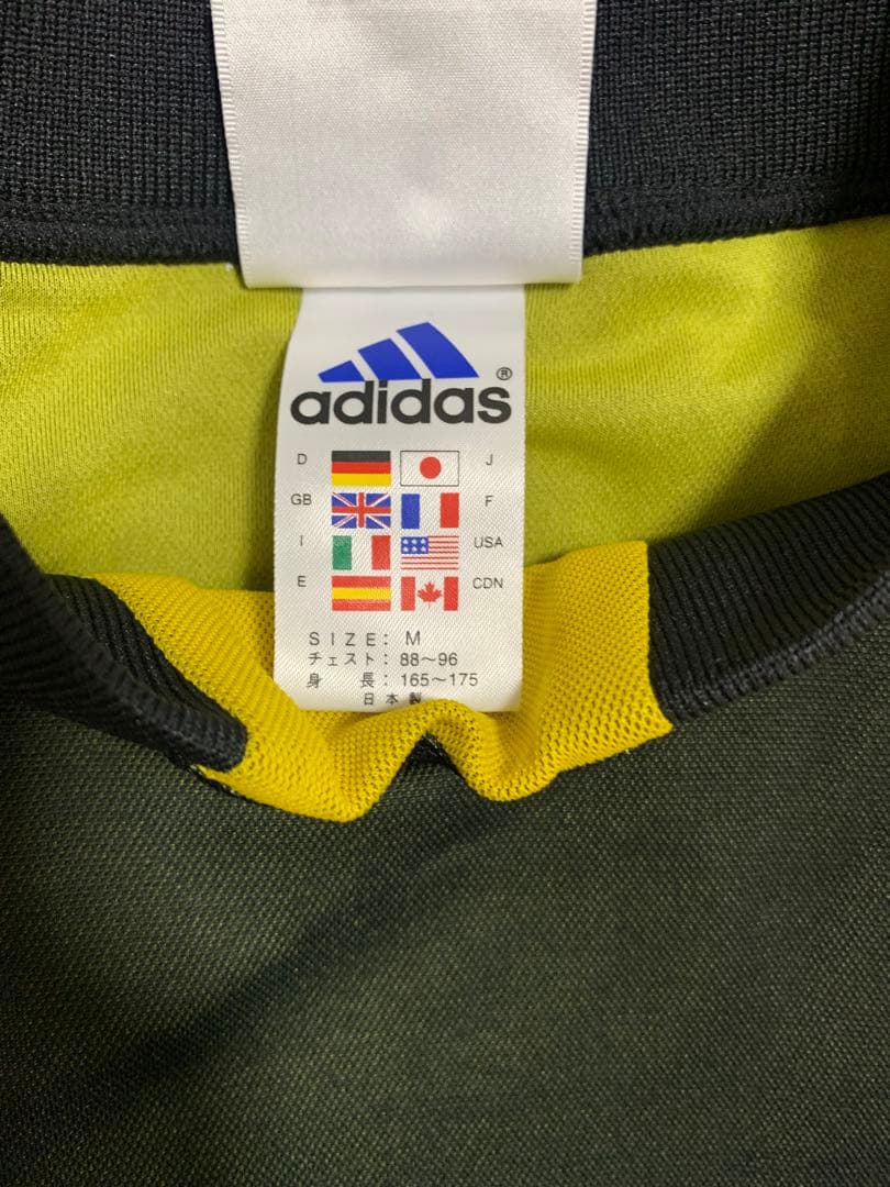 00s adidas 楢崎 正剛 長袖 ユニフォーム ロンＴ 万国タグ