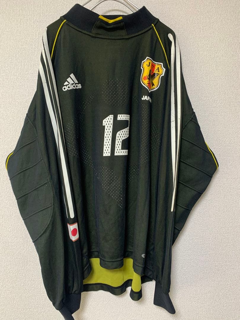 00s adidas 楢崎 正剛 長袖 ユニフォーム ロンＴ 万国タグ