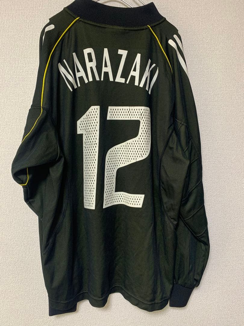 00s adidas 楢崎 正剛 長袖 ユニフォーム ロンＴ 万国タグ