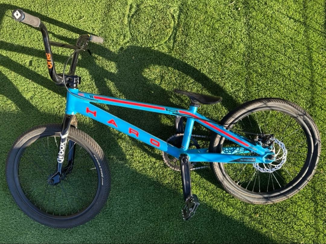 美品2021HaroRaceLTPro (Blue)カスタム済み BMXレース用