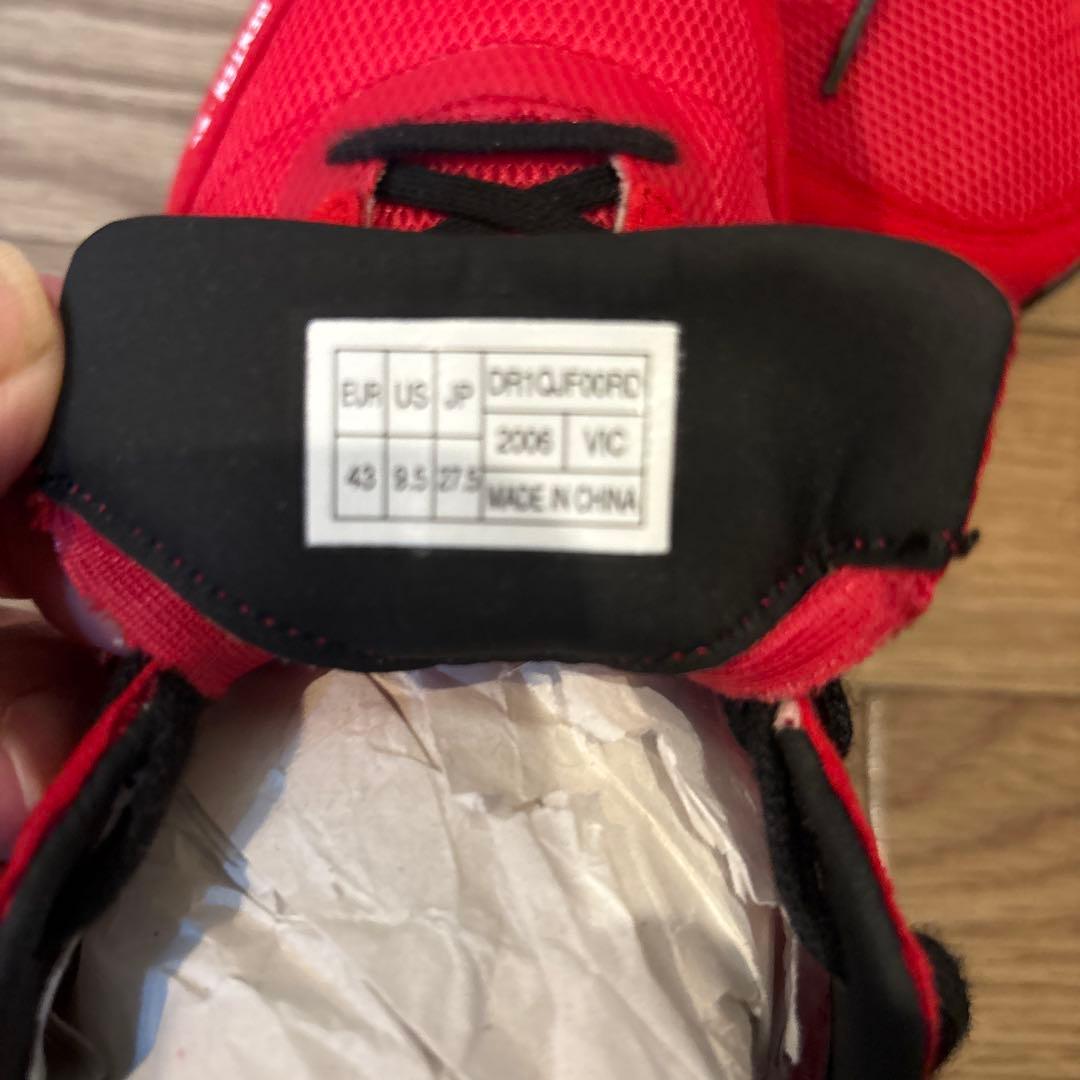 DESCENTE ランニングシューズ レッド　27.5