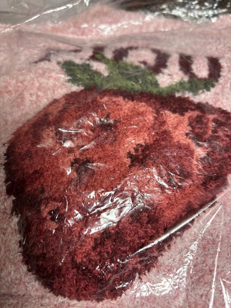 新品 ジェラートピケ　メランジストロベリージャガードプルオーバー