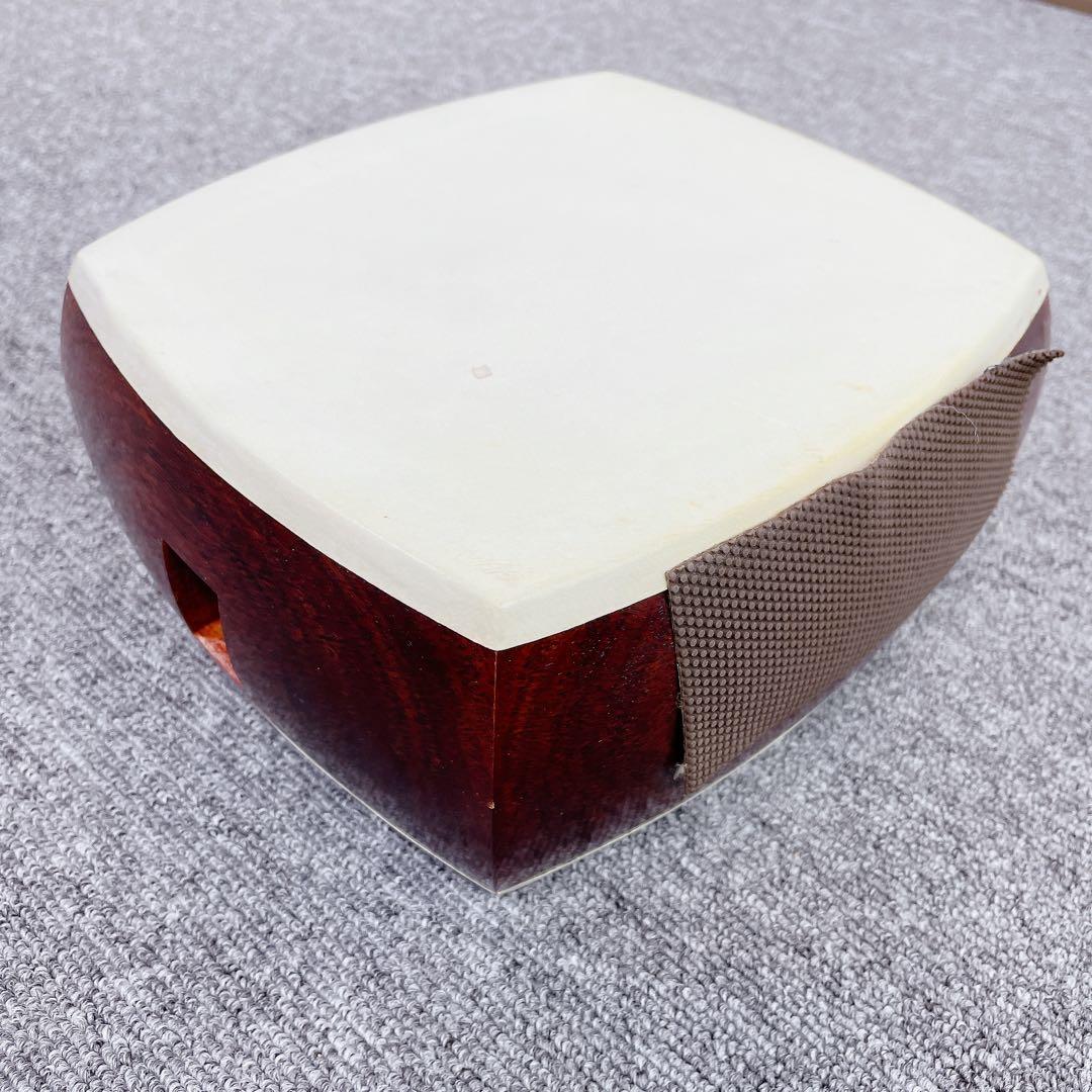 三味線 虎トチ入り紅木 中棹 金細 2枚溝 犬皮 子持ち綾杉胴 和楽器