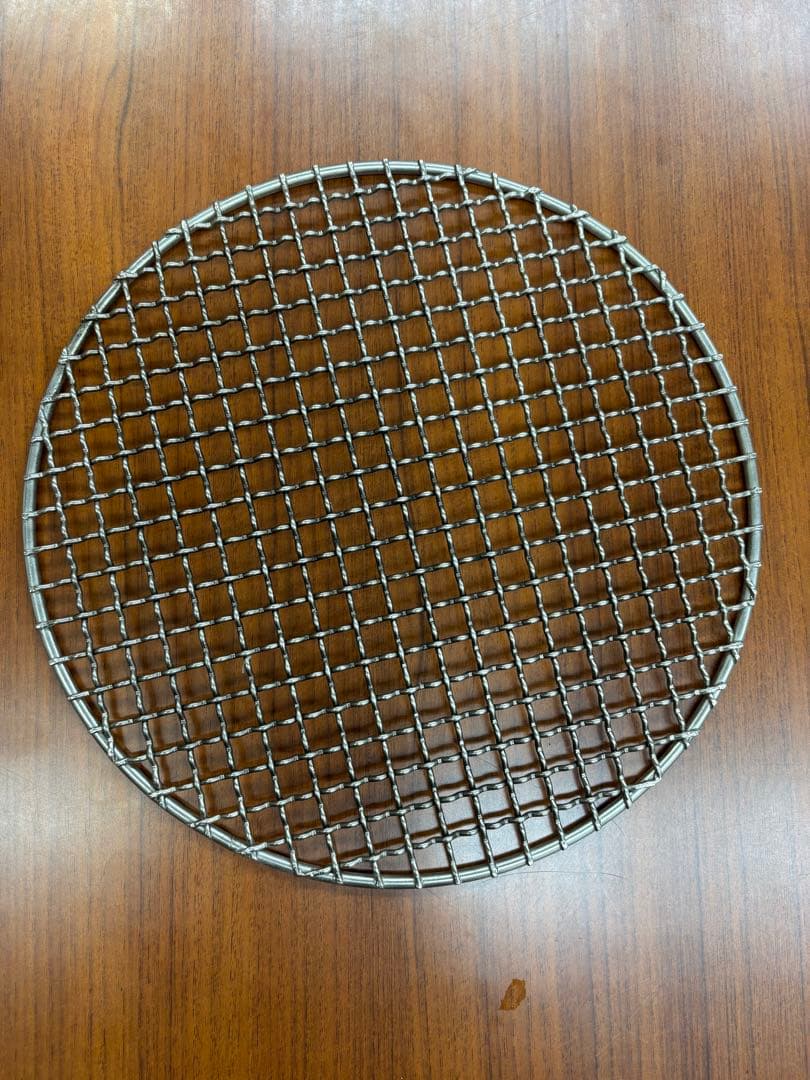 【焼肉屋さんの網】☆中古品☆クリンプ焼網 丸型 280Φ(10枚セット)