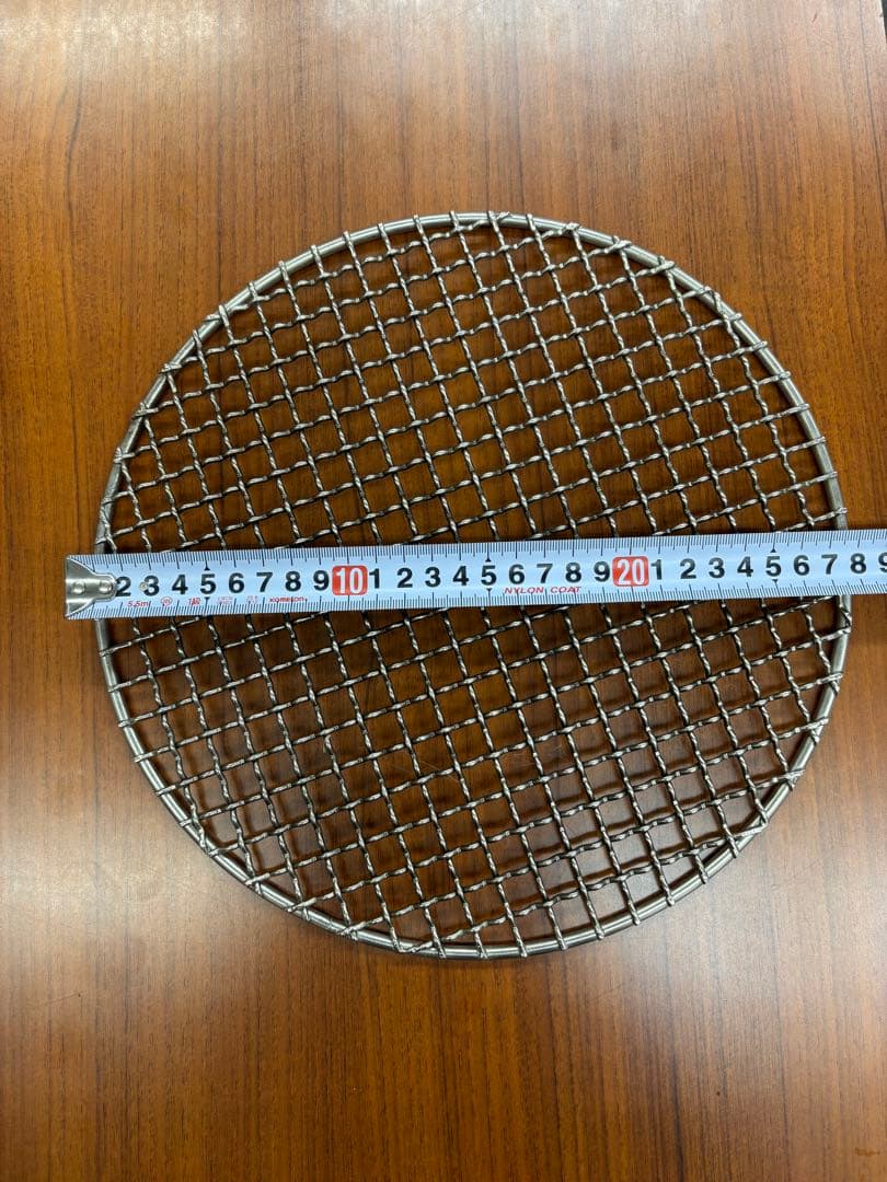 【焼肉屋さんの網】☆中古品☆クリンプ焼網 丸型 280Φ(10枚セット)