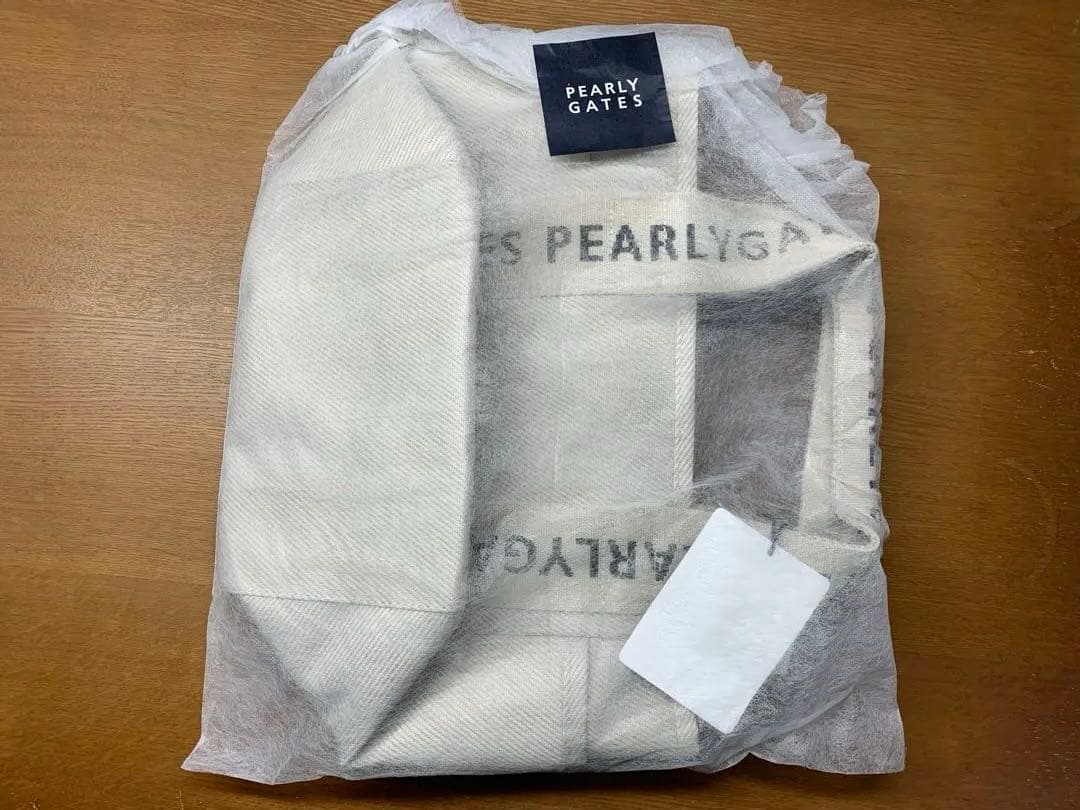 PEARLY GATES ラウンドバッグ　ベージュ