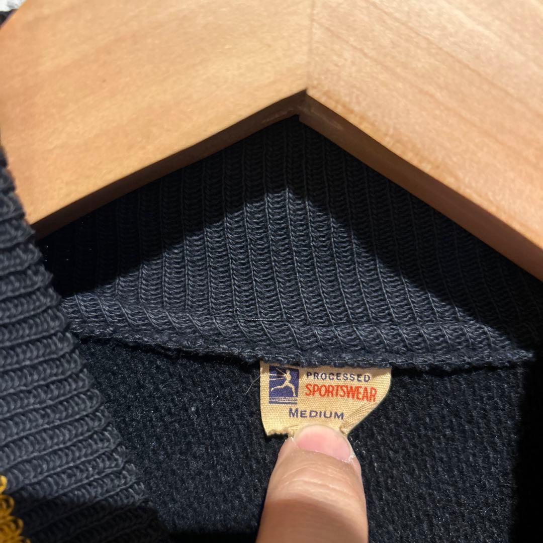 50's ランタグ　チャンピオン ボタンスタジャン